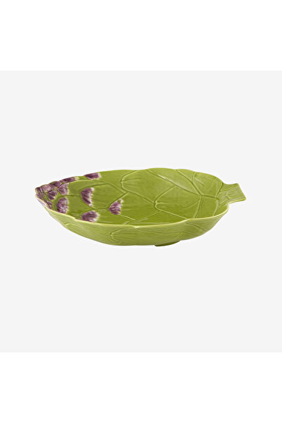 Bordallo Pinheiro Artichoke Green Ceramic Serving Bowl 35.5 cm