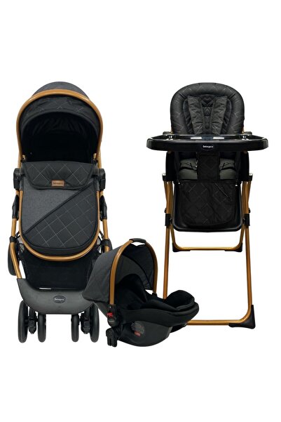 BEBEGOLD Travel Sistem, Çift Yönlü, ( Seyahat Sistem ) Bebek Arabası / Mama S...