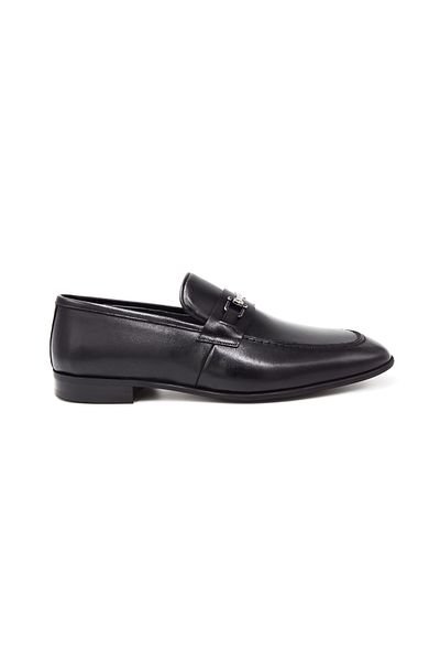 Fosco Γνήσιο Δερμάτινο Ανδρικά Παπούτσια Casual 3181 ΜΑΥΡΟ