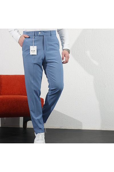 hello7 Pantaloni din țesătură cu limbă scurtă, eleganti și confortabili, de calitate premium pentru bărbați, potriviti pentru orice mediu