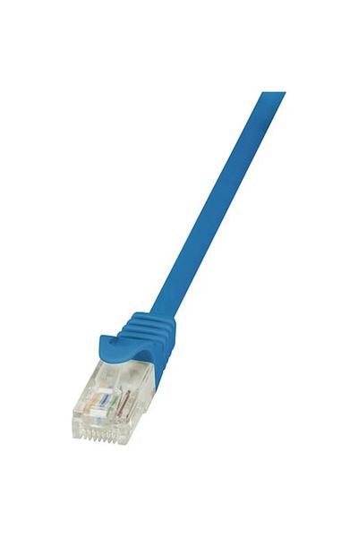 LogiLink Cablu UTP Cat6, cupru-aluminiu, 10 m, albastru, AWG24