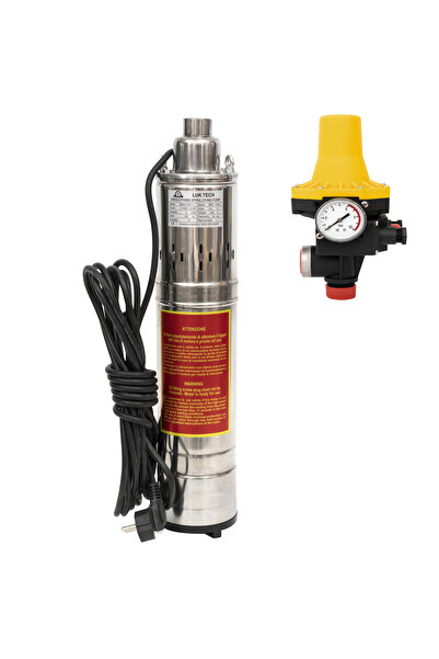 OEM Set pompă de apă submersibilă 1.1KW, 3m3h, 120m, 1Tol, LUK QGD3 + Pressco...