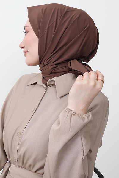 GİYZAMİLA Sultan Scarf Rose Brown