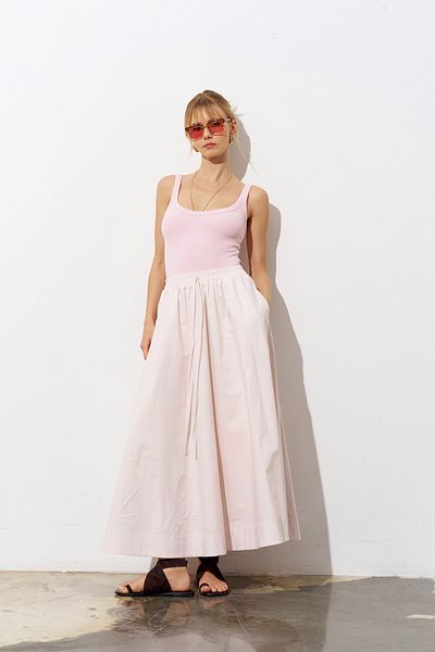 Merve DAĞLI Puffy Poplin Skirt