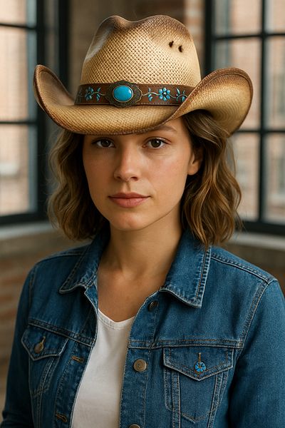 LAGRANZE Premium Vintage Cowboy Hat Unisex