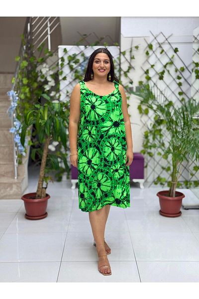 Punta Otantik Dk19009 Floor-Length Strap Shoulder Elastic Viscose Dress