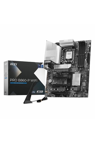 MSI Pro B860-P Wifi Intel B860 Socket 1851 Ddr5 8800 (Oc) Mhz Atx Gaming Motherboard