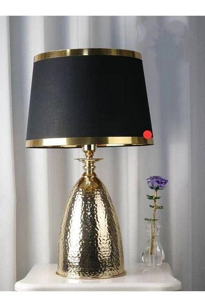Al Saada Home Metal Floor Lamp - Gold