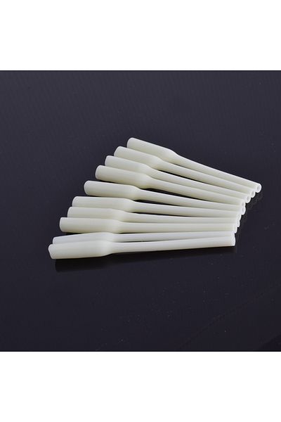 Choice White 10 pcs Fishing luminous tube anti-entanglement luminous tube anti-bite wire set protective sle