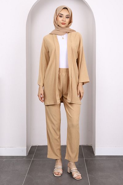 İmajButik Комплект панталони с кимоно и бисквитена превръзка
