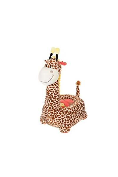 OEM Fotoliu din plus, Girafa, maro, 75 cm, 1 an+