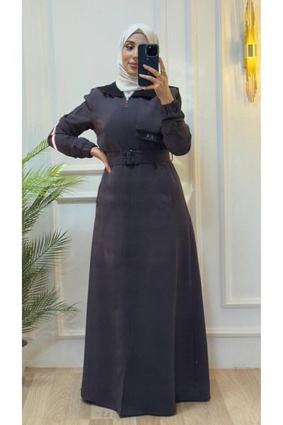 Tebrikler tekstil Women's Summer Long Coat Lined Fashionable and Comfortable Model M0034
