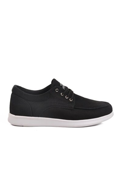 WALKWAY 023 m Black-White Men's Casual Shoes