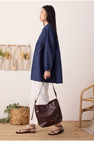 HEQA V Panama Tunik Gece Mavi