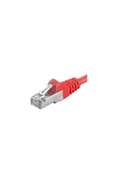 PremiumCord Cablu Patchcord SFTP RJ45-RJ45 Cat.6A, 0.25m, rosu, cupru integral, 26AWG