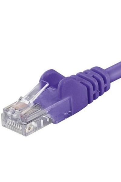 PremiumCord Patchcord UTP RJ45-RJ45 Cat.5e 0.5m, Violet