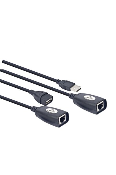 Gembird Prelungitor USB CAT5e, 30m, Negru
