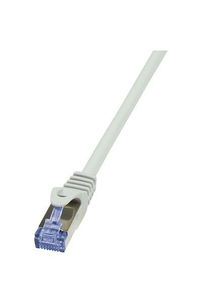 LogiLink Cablu S/FTP Cat6a, LSZH, cupru, 1.5 m, gri, AWG26, ecranat dublu CQ3042S