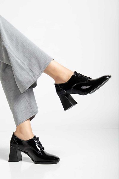 can feta Feta New Season Imported Quality Imported Material Buckle Detailed 5 cm High Heels