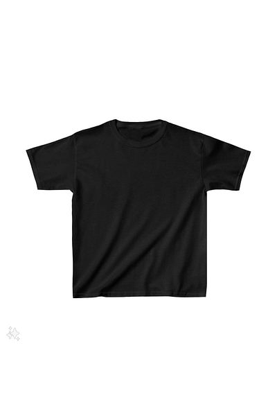 CVS Детска унисекс тениска Basic - черна