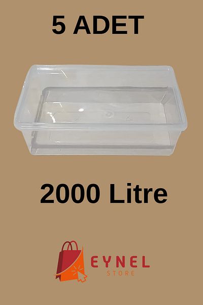 Eynel 10-Piece Refrigerator Storage Container, Deep Freezer, Freezer Box, Cabinet Organizer, Kitchen Organizer