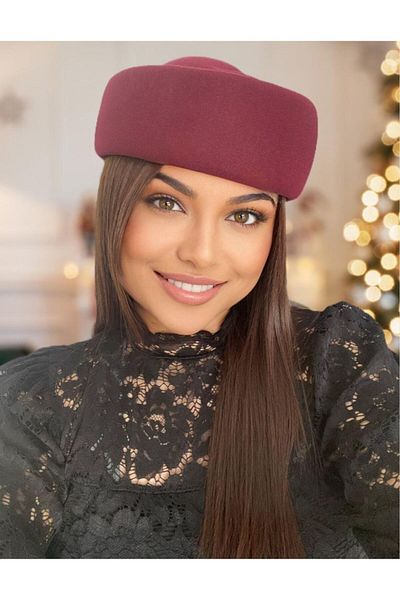 Confortino Luxury women's felt toca hat - ONE size, ADJUSTABLE