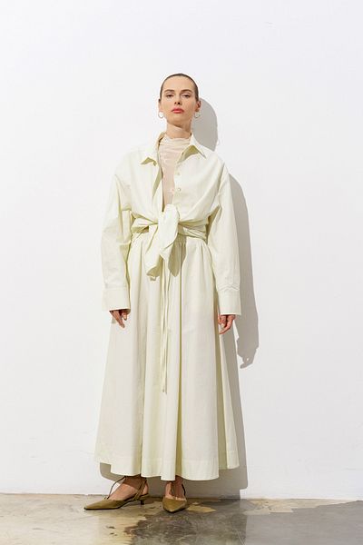 Merve DAĞLI Puffy Poplin Skirt