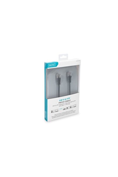 Digitus Cablu, Digitus, CAT6/S-FTP, 1m, Negru