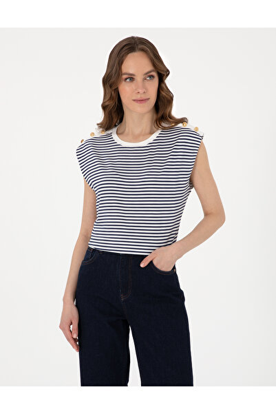 Pierre Cardin Μπλουζάκι Ναυτικό Μπλε Κανονικής Εφαρμογής 50307130-VR033