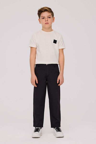 Nebbati Boy Black Trousers