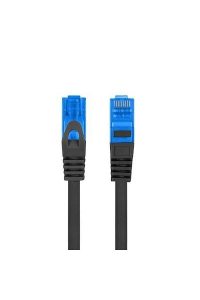Lanberg Cablu ecranat S/FTP, 42484, Cat.6A, lungime 2m, AWG 26, 500 MHz, LSZH, 2xConector RJ45, Negru
