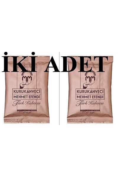 Levent Kılıç Ticaret 100 g*2 Bags-Kurukahveci Mehmet Efendi Turkish Coffee