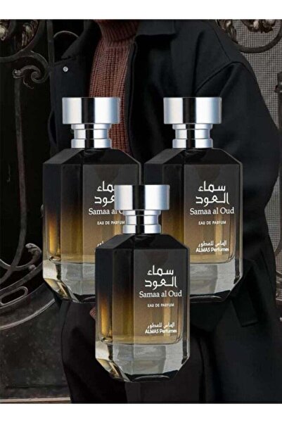 111 طقم عطر سما العود للرجال أو دو بارفان 100 مل (3 قطع)