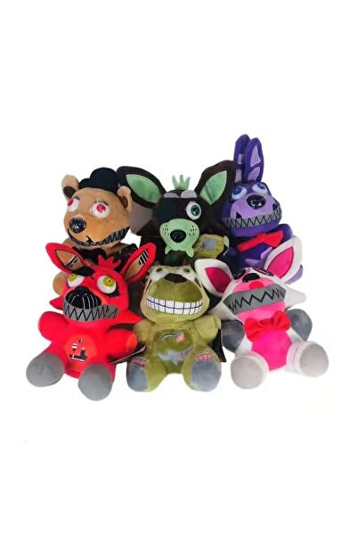 OEM Set 6 plush toys, Five Night's at Freddy's, multicolor, 23 cm
