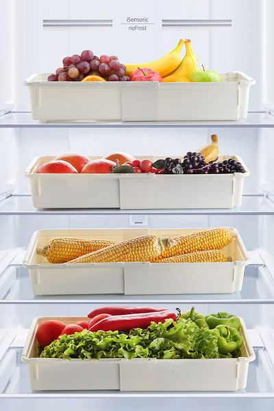 Nandy Home Minimax 4 Piece Adjustable Sliding Shelf Refrigerator Organizer Organizer