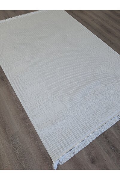 Dinarsu Halımark Yakut | Beyaz Akrilik Halı | Salon Mutfak Antre 74422-060