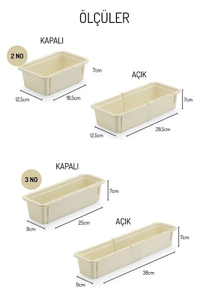Nandy Home Minimax 5 τεμαχίων ρυθμιζόμενο συρτάρι με ολισθηρό ολισθηρό, οργάνωση κάλτσας πλυντηρίου