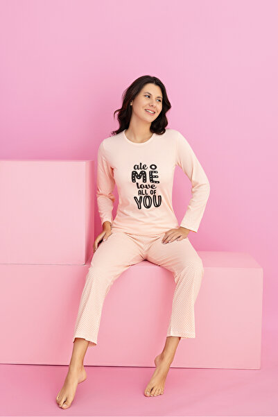 rindahomewear Γυναικείο Σετ Πυτζάμες Μονόχρωμο