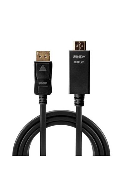 LİNDY Cablu LY-36924, DisplayPort la HDMI 10.2G, 5m, negru