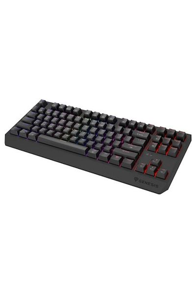 Genesis Tastatură mecanică de gaming THOR 230, wireless, 2.4 GHz, Bluetooth, USB, neagră, Outemu Panda