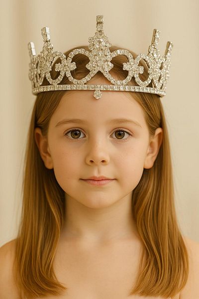 xesha Good Quality Silver Color Crown for Queen Crown Wedding Birthday Parties for Kids