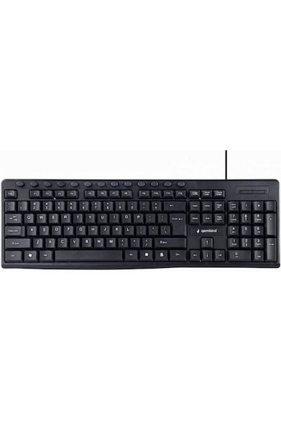 Gembird Tastatura KB-UM-107, cu fir, negru, US layout