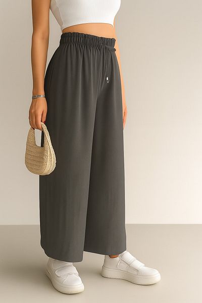 VOICTEC Relaxed Fit Tiril Tiril Standard Size 38-48 Size Range Casual Loose Fit Ayrobin Pants with Elastic Waist