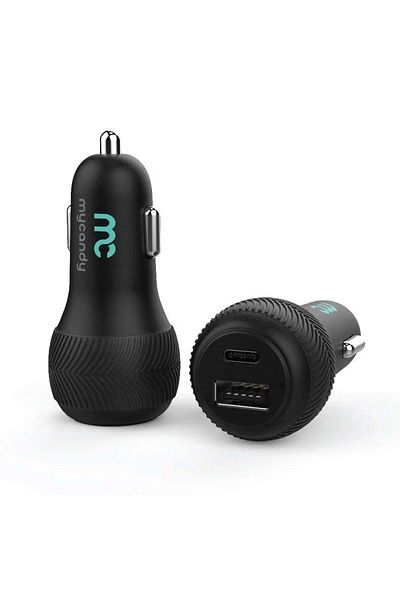 My Candy MyCandy Car Charger 20W Dual Type C and USB With C TO C Cable