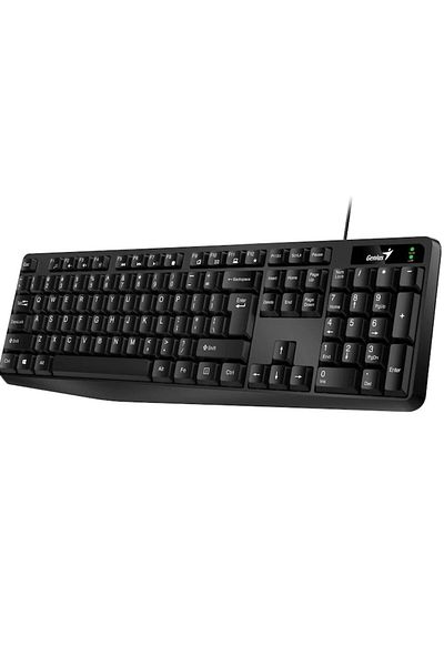 GENIUS Tastatură KB-117, USB, Negru