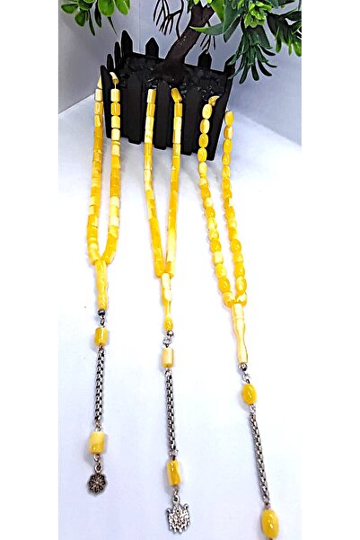 Lio20 Mis Kokulu Beyrut Damla Kehribar 3'Lü Tesbih Seti-Hediyelik Aksesuar Te...