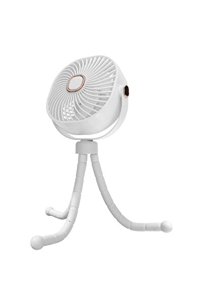 Wexta Mini Taşınabilir Şarjlı Pervane Vantilatör Soğutucu Ev Ofis Araç El ve Masaüstü Vantilatör Fan