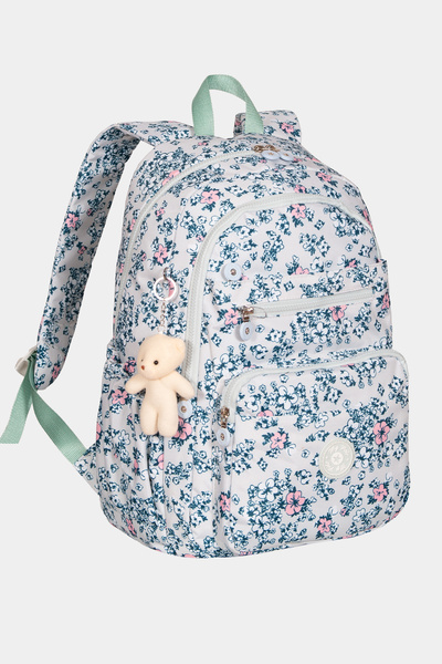 Miracle My Polo Durable Unisex School Backpack with Crinkil Toy