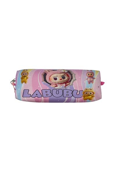 sç Saraçoğlu Çanta Cute Children's Pencil Bag with Labubu Characters