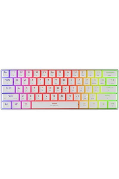 Genesis Tastatură mecanică wireless pentru gaming THOR 660 G2, comutator GATERON BROWN, anti-ghosting complet, R